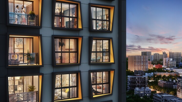 Exterior View, puravankara-purva-atmosphere 3 Bedroom 1660 Sq.Ft. Apartment In Thanisandra Main Road Bangalore 8005438