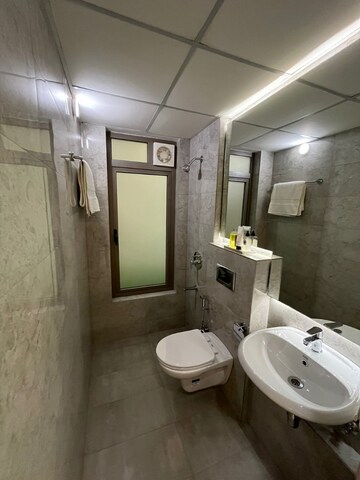 Bathroom in 3 BHK Apartment at Ruparel Stardom, Malad West – for Sale