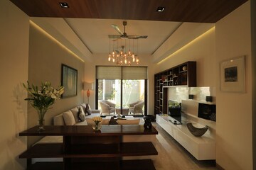 Living Room in 5 BHK Penthouse at Ambience Creacions, Sector 22 – for Sale
