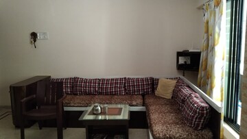 Living Room in 3 BHK Apartment at Rajvilas Hawa Mahal Chs, Manpada – for Rent