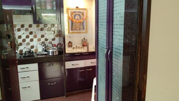 Kitchen in 3 BHK Apartment at Rajvilas Hawa Mahal Chs, Manpada – for Rent