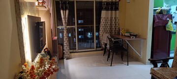 Living Room in 1 BHK Apartment at Haware Paradise, Muthaval – for Sale