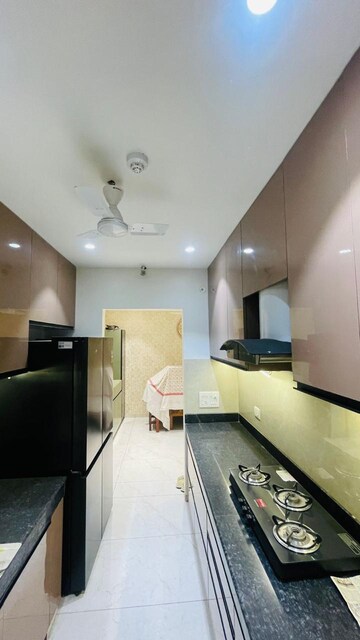 Kitchen in 3 BHK Apartment at Rishita Manhattan, Gomti Nagar – for Rent