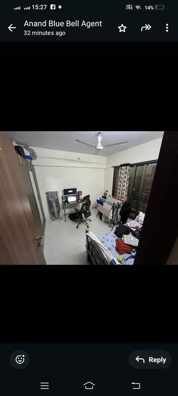 Master Bedroom in 3 BHK Apartment at Dev Ashoka Apartment, Vartak Nagar – for Rent
