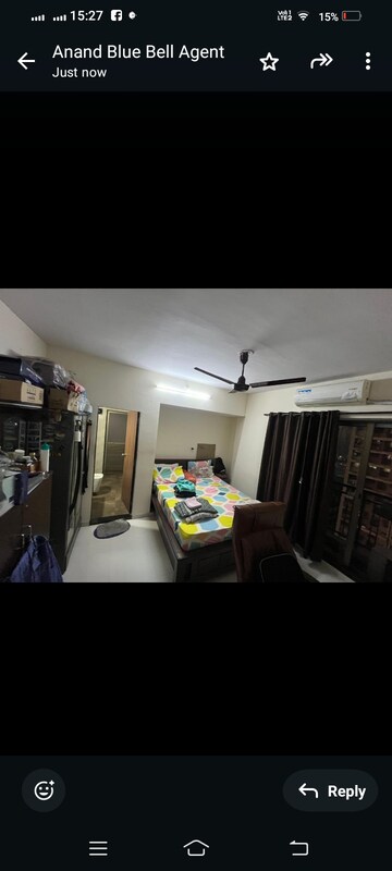 Master Bedroom in 3 BHK Apartment at Dev Ashoka Apartment, Vartak Nagar – for Rent