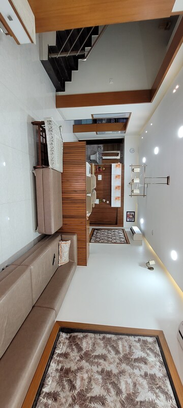 Staircase in 4 BHK Villa at Science City – for Sale