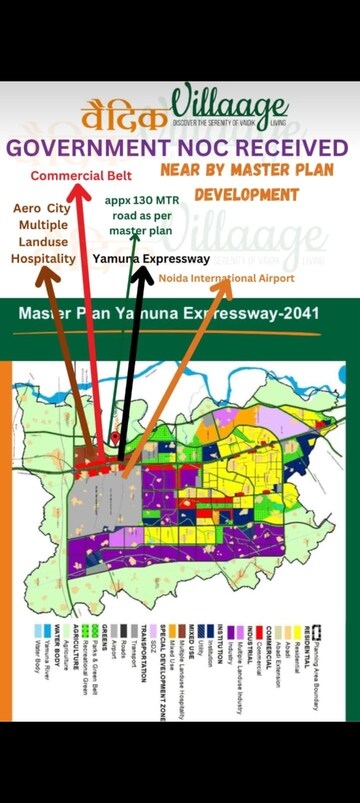  Plot – Map Location View at Jewar - for Sale
