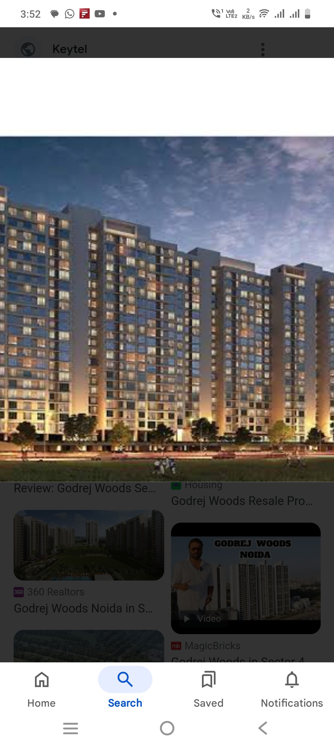 4 BHK + Servant Room,Study Room Apartment For Sale in Godrej Woods