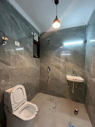 Bathroom in 1 BHK Builder Floor at Freedom Fighters Enclave – for Rent