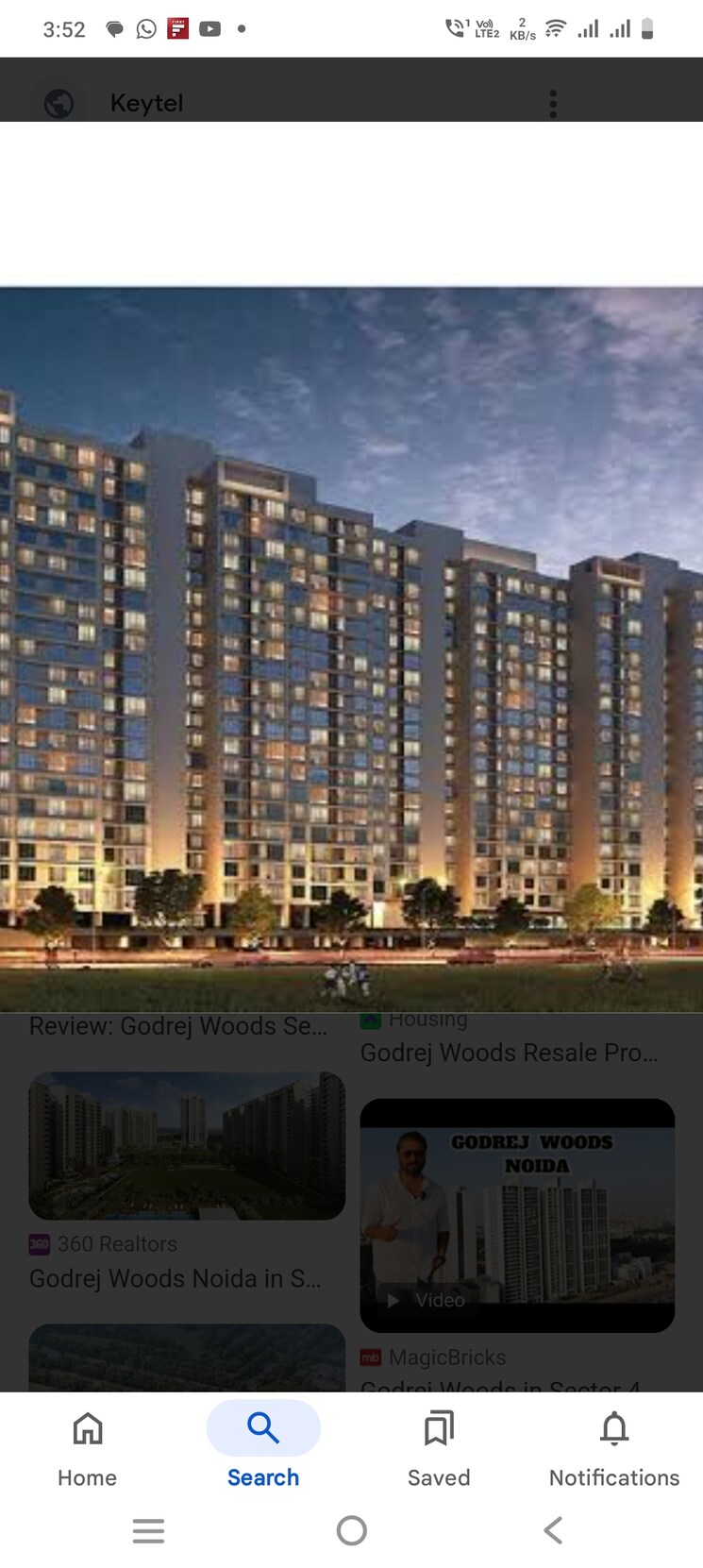 Exterior View, godrej-woods 3 Bedroom 2088 Sq.Ft. Apartment In Sector 43 Noida 8006386