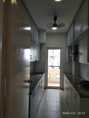 Kitchen in 3 BHK Apartment at DLF Westend Heights New Town, Akshayanagar – for Rent