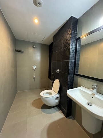 Bathroom in 3 BHK Apartment at Lodha Splendora, Ghodbunder Road – for Rent