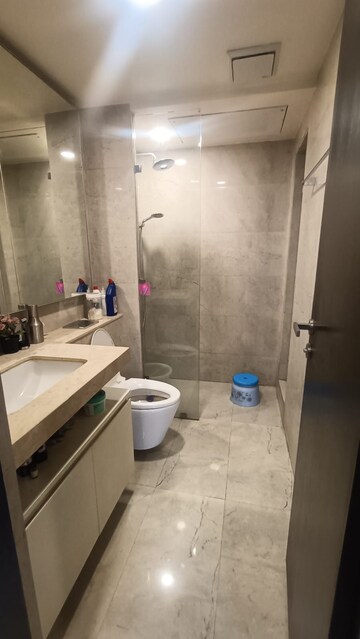 Attached Bathroom in 2 BHK Apartment at Hiranandani Atlantis, Powai – for Rent