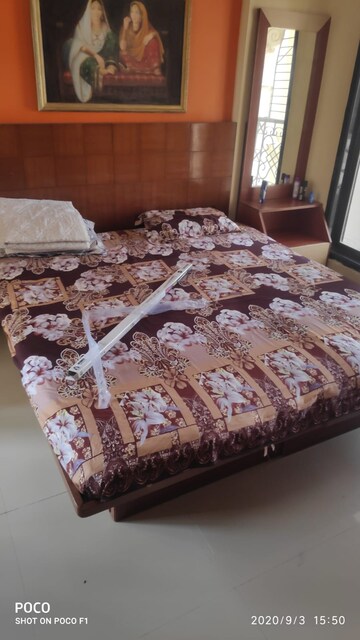 Bedroom in 3 BHK Apartment at Patel Heritage, Kharghar – for Rent