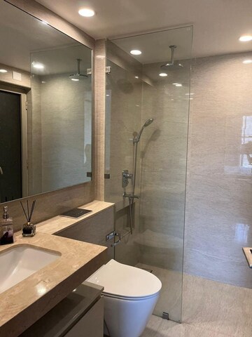 Bathroom in 2 BHK Apartment at Castle Rock, Powai – for Rent