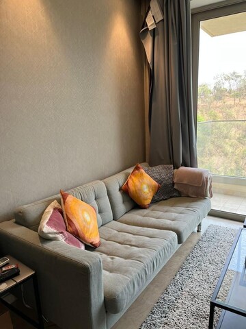 Living Room in 2 BHK Apartment at Castle Rock, Powai – for Rent