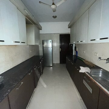 Kitchen in 3 BHK Builder Floor at Ansal Sushant Lok I, Sector 43 – for Rent