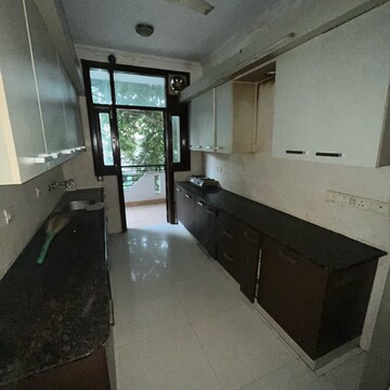 Kitchen in 3 BHK Builder Floor at Ansal Sushant Lok I, Sector 43 – for Rent