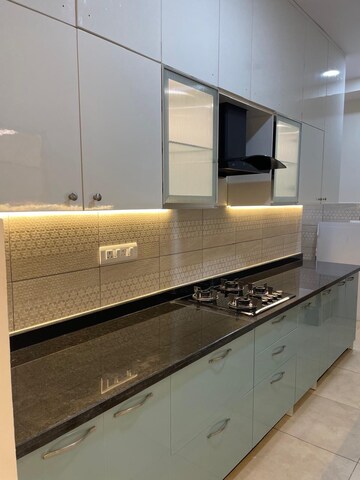 Kitchen in 3 BHK Apartment at Trendsquare Ortus Apartment, Hebbal – for Rent