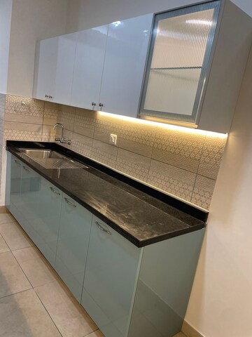 Kitchen in 3 BHK Apartment at Trendsquare Ortus Apartment, Hebbal – for Rent
