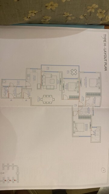 Master Plan in 3 BHK Apartment at Bhartiya Nikoo Homes, Thanisandra Main Road – for Sale