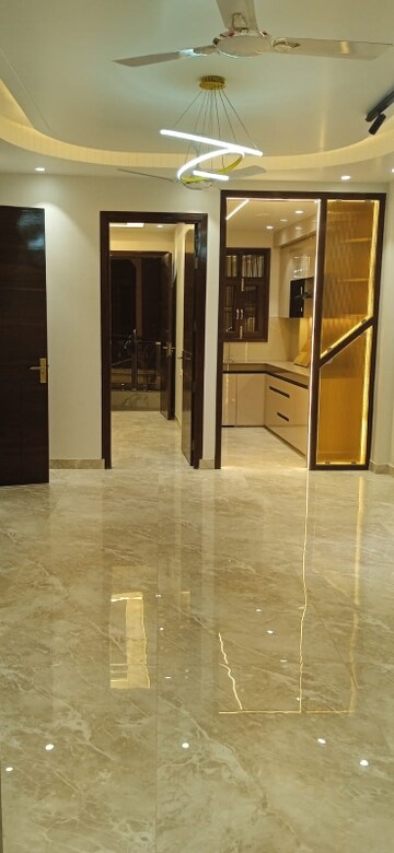 Living Room in 3 BHK Apartment at Mahavir Enclave 1 – for Sale