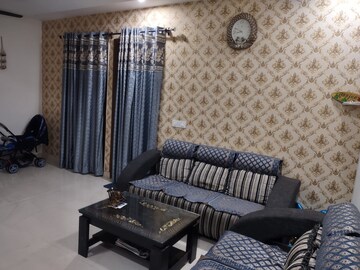 Living Room in 3 BHK Apartment at MP Metro Towers, Dhakoli Village – for Rent