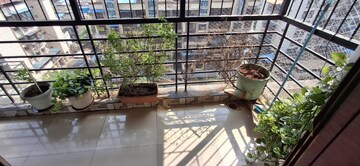 Balcony in 3 BHK Apartment at Shree Krishna Paradise, Kharghar – for Rent