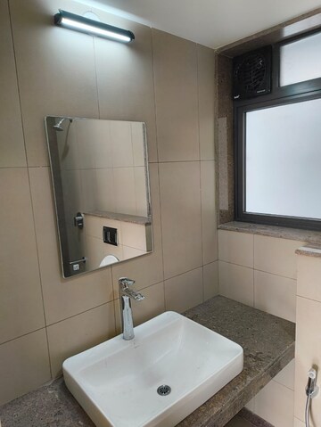 Bathroom in 2 BHK Apartment at Shapoorji Pallonji Vicinia, Powai – for Rent