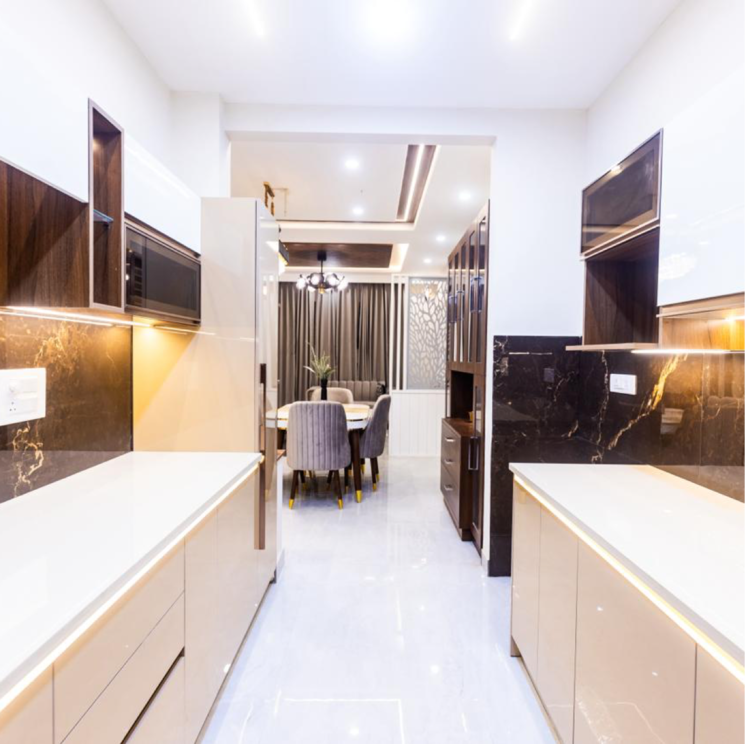 Kitchen, patiala road 3 Bedroom 1850 Sq.Ft. Villa In Patiala Road Zirakpur 8006874