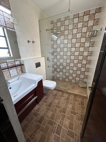 Bathroom in 3.5 BHK Apartment at Unitech Palms, South City 1 – for Rent