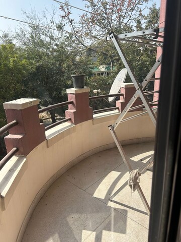 Balcony in 3.5 BHK Apartment at Unitech Palms, South City 1 – for Rent
