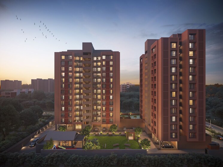 Exterior View, ognaj 3 Bedroom 1755 Sq.Ft. Apartment In Ognaj Ahmedabad 8007005