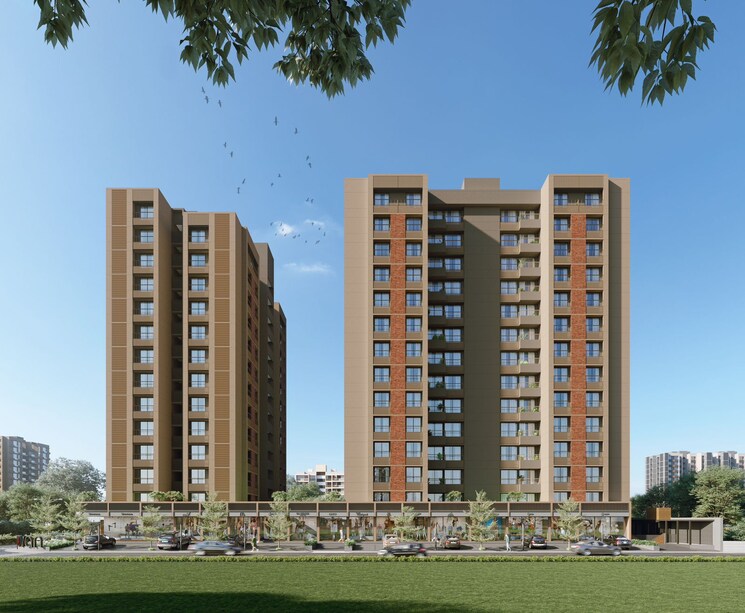 Exterior View, ognaj 3 Bedroom 1755 Sq.Ft. Apartment In Ognaj Ahmedabad 8007005