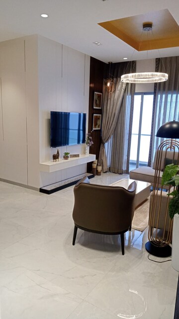 Living Room in 3 BHK Apartment at Unique Youtopia, Kharadi – for Sale