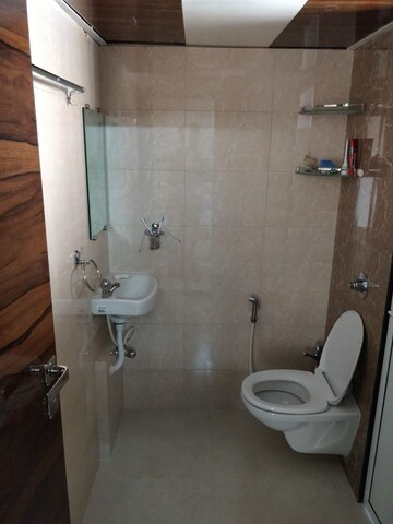 Bathroom in 2 BHK Apartment at Aishwarya CHS Powai, Powai – for Rent