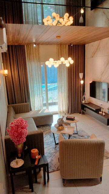 Living Room in 2 BHK Apartment at Empyrean Leela, Kharadi – for Sale