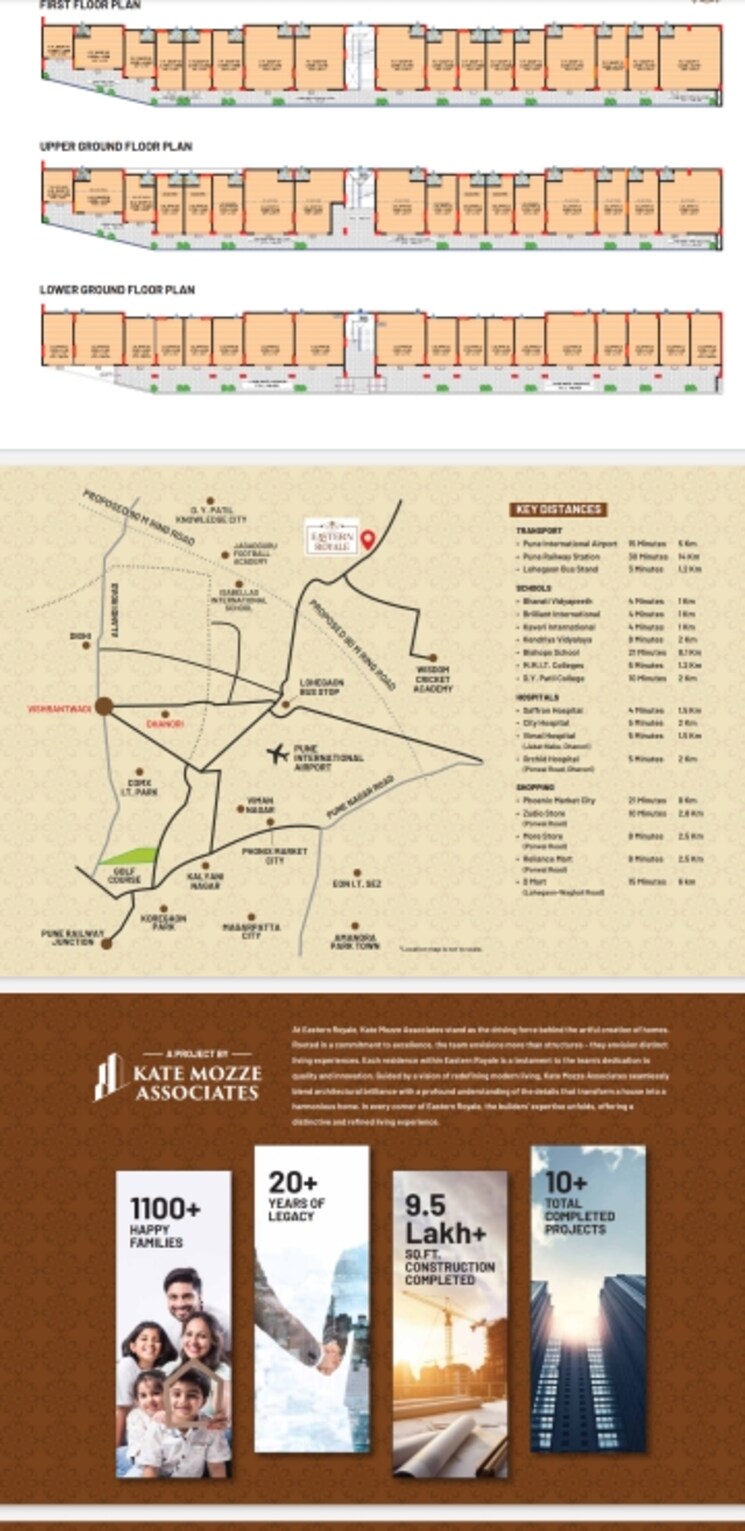 Map Location, kate-eastern-royale 1 Bedroom 430 Sq.Ft. Apartment In Lohgaon Pune 8007148