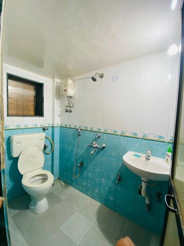 Bathroom in 3 BHK Apartment at Wadhwa The Address Boulevard, Ghatkopar West – for Rent