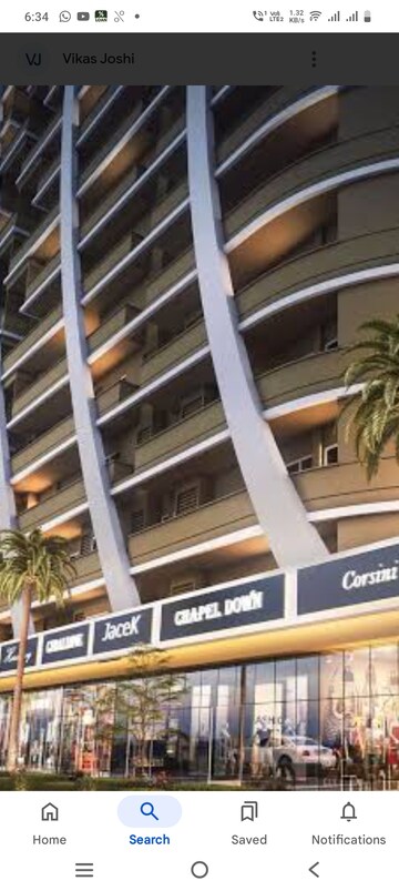 Staircase in 4 BHK Apartment at Dasnac Burj, Sector 75 – for Rent