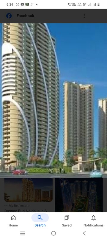 Master Bedroom in 4 BHK Apartment at Dasnac Burj, Sector 75 – for Rent