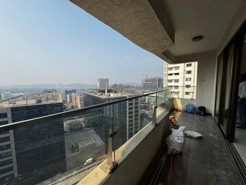 Balcony in 3 BHK Apartment at L&T Emerald Isle, Powai – for Rent