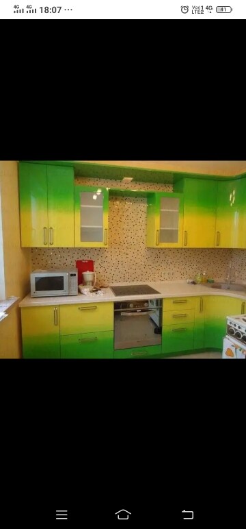 Kitchen in 2.5 BHK Apartment at Mahagun Mywoods, Sector 16c Greater Noida – for Rent