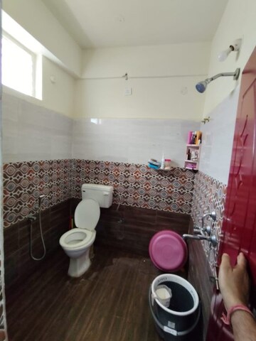Bathroom in 1 BHK Apartment at Ramky Towers, Gachibowli – for Rent