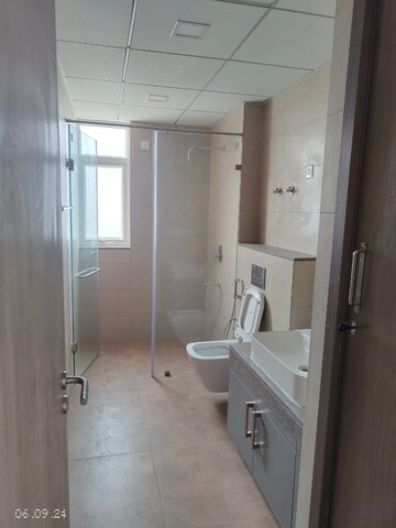 Bathroom in 4 BHK Apartment at DLF Garden City Independent Floors, Sector 92 – for Rent