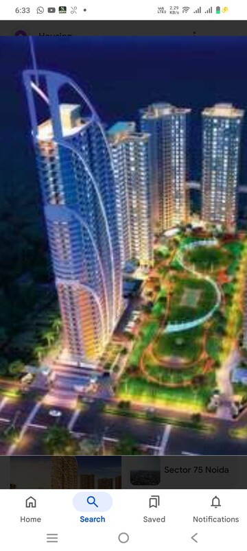 4 BHK Apartment – Exterior View View at Dasnac Burj, Sector 75 - for Sale