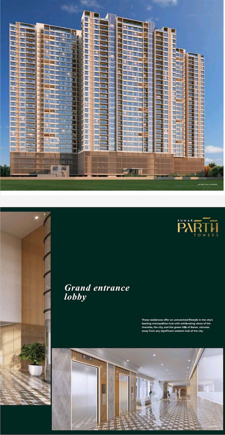 Exterior View, kumar-parth-towers 2 Bedroom 774 Sq.Ft. Apartment In Baner Pune 8007822