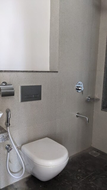 Bathroom in 1 BHK Apartment at Piramal Vaikunth, Balkum Pada – for Rent