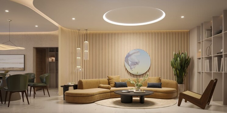 Living Room, sobha-waterfront 4 Bedroom 3287 Sq.Ft. Apartment In Somajiguda Hyderabad 8007843