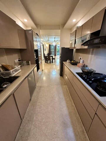 Kitchen in 3 BHK Builder Floor at Ansal Plaza Sector-23, Sector 23 – for Rent
